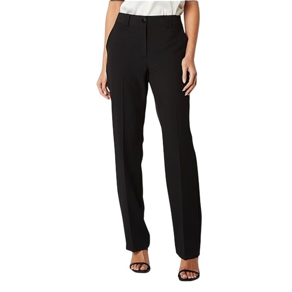WORTHINGTON New Womens Black Dress Pants16W Straight Leg Classic Officecore work